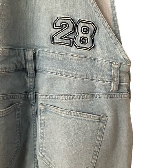 Disney Women's Our Universe Mickey Mouse 28 Overalls Blue Jeans Long Pant XS NEW - Picture 7 of 12